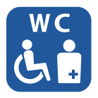 バリアフリートイレのアイコン