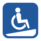 車いすスロープのアイコン