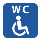 車いす対応トイレのアイコン